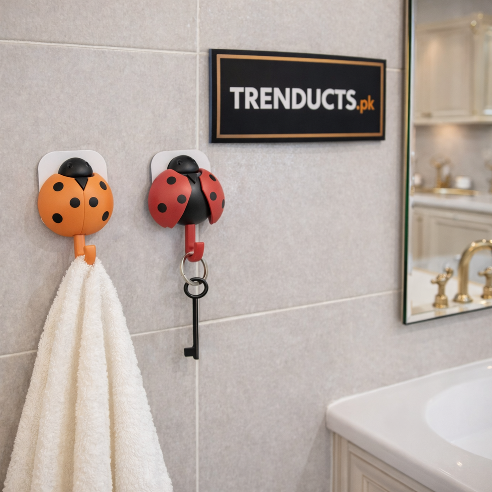 Ladybug Magic Seamless Wall Mount Hooks