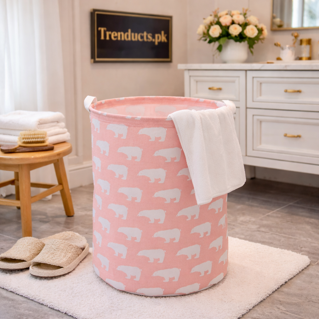 Large Collapsible Fabric Laundry & Toy Basket (Random)