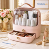Large Capacity Dust-proof Makeup & Jewelry Storage Box