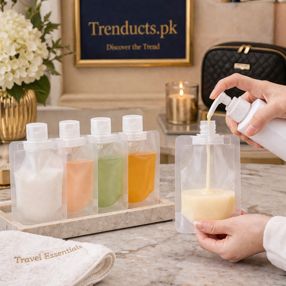 50ml Portable Travel Refillable Cosmetic Packaging Bags
