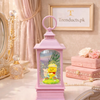 Whimsical LED Bear Lantern Snow Globe Decoration