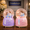 Premium Romantic LED Couple Snow Globe Collection (Random Designs)