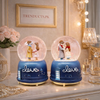 Romantic LED Mini Couple Snow Globe Collection (Random Designs)