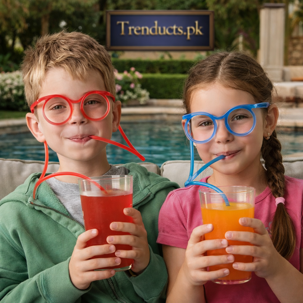 Fun Eye-Glasses Drinking Straw