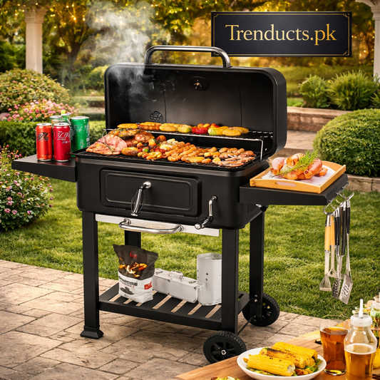 Ultimate Monster Charcoal BBQ Grill with Double Handles