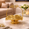 Luxury Gold-Plated Metal Serving & Decor Trays