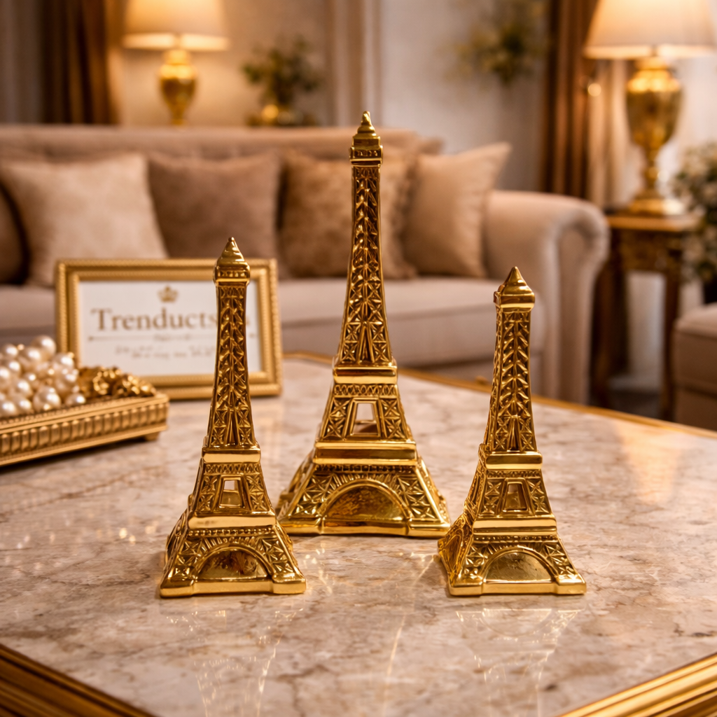 Parisian Elegance Eiffel Tower Set – 3 Piece Collection