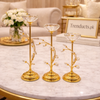 Floral Vine Crystal Candle Stand – 3 Piece Luxury Set