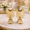 Luxury Crystal-Accented Metal Incense Burner Collection