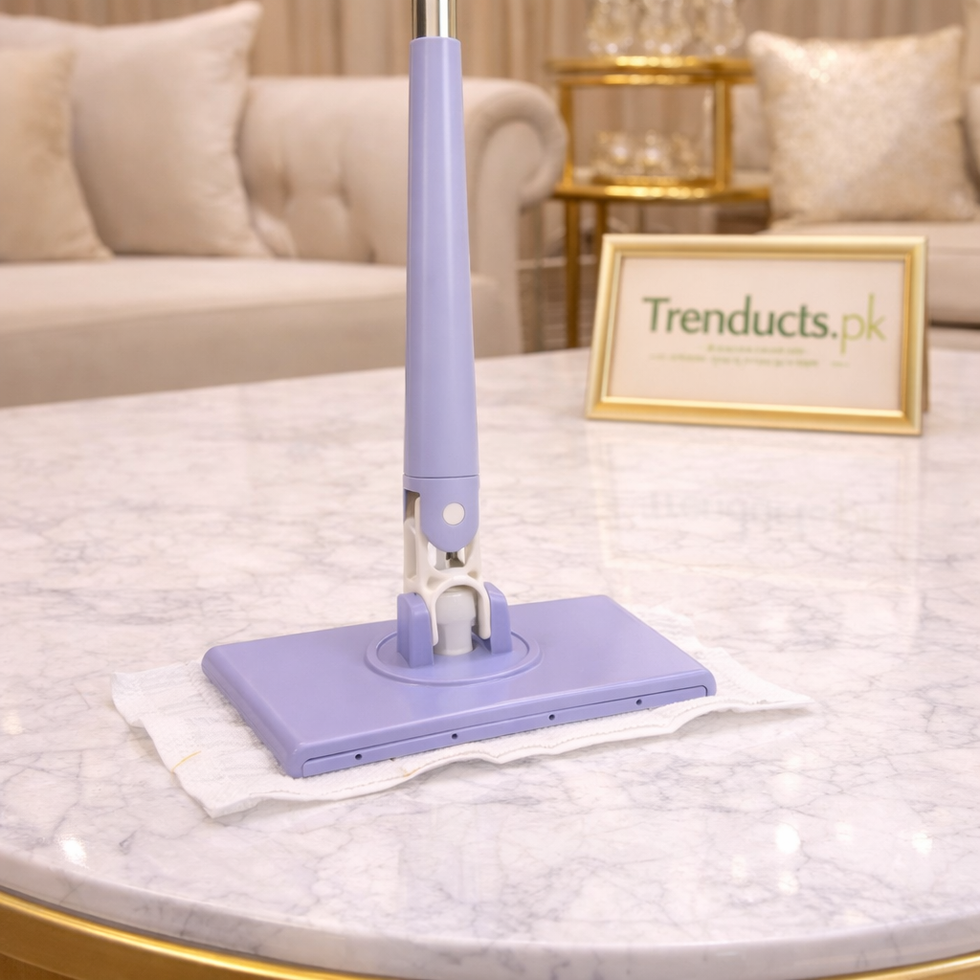 Automatic Cloth Gripping Mini Mop – One-Touch Paper Changing Cleaning Tool