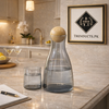 ECHOU Premium Imported Glass Water Set – Minimalist Elegance (Random Color)