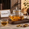 Glass Teapot with Infuser - Stovetop Safe Tea Kettle