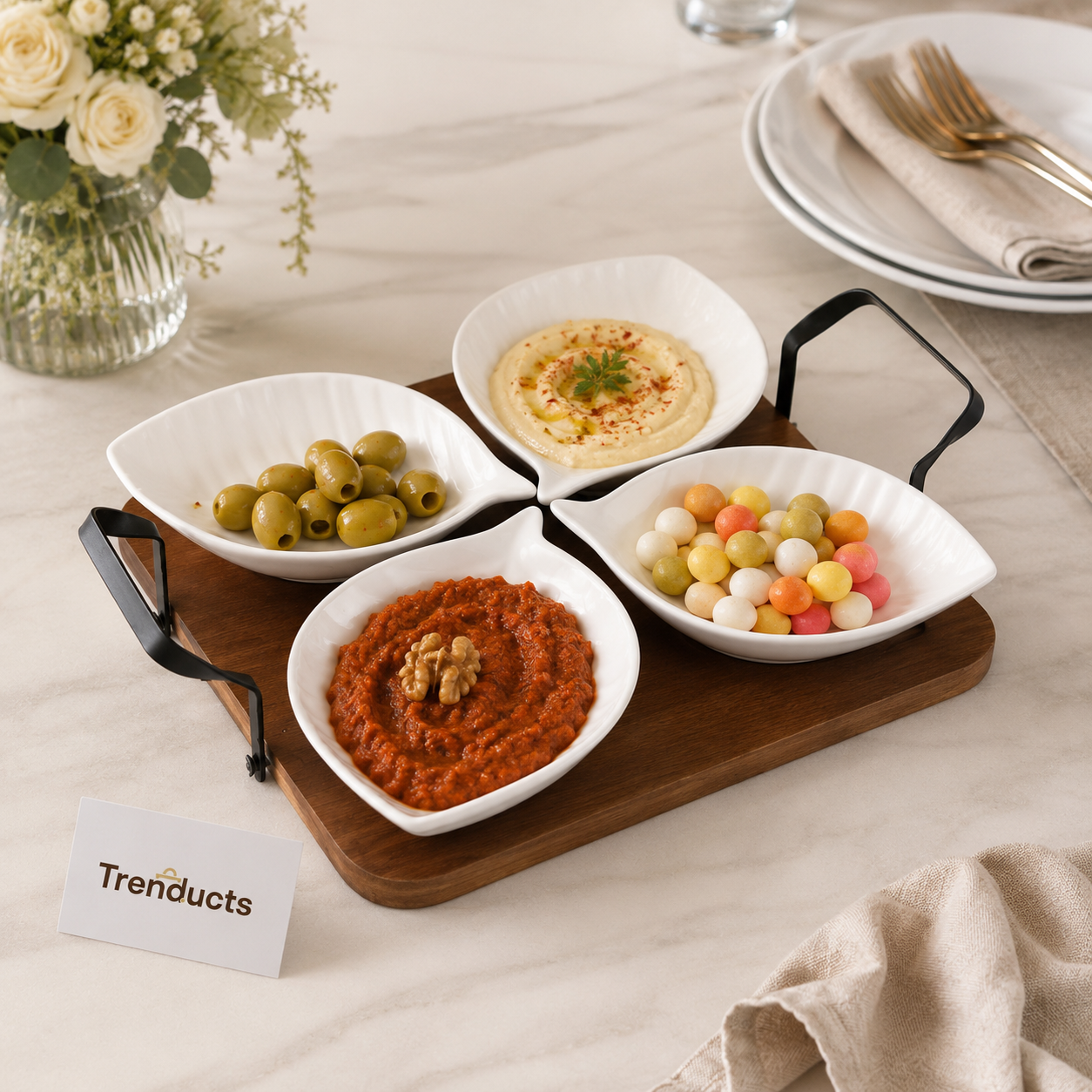 Luxury Porcelain Dry Fruit Dish