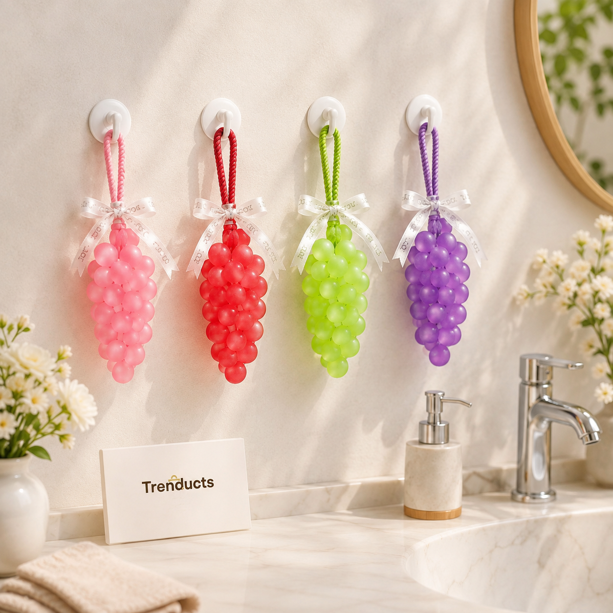 Grape Hanging Soap & Air Freshener 2-in-1