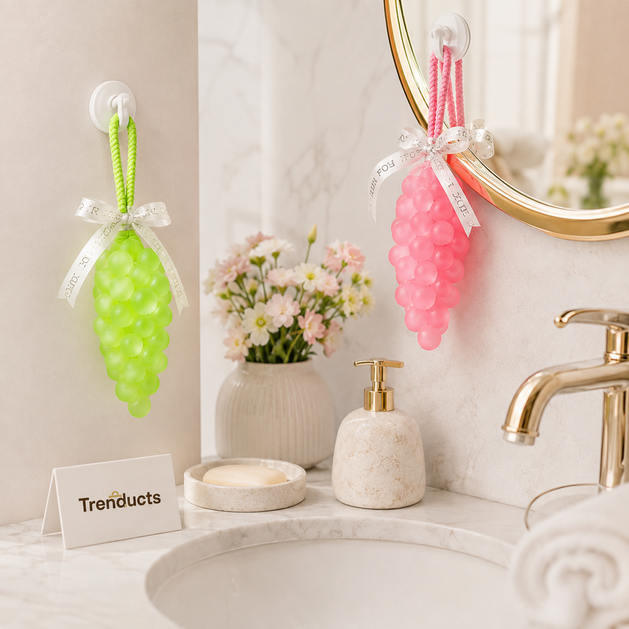 Grape Hanging Soap & Air Freshener 2-in-1