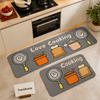 Cute Bread Kitchen Mat Set – 2 Pcs