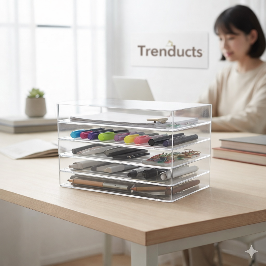 Plastic Bathroom Storage Shelf GH