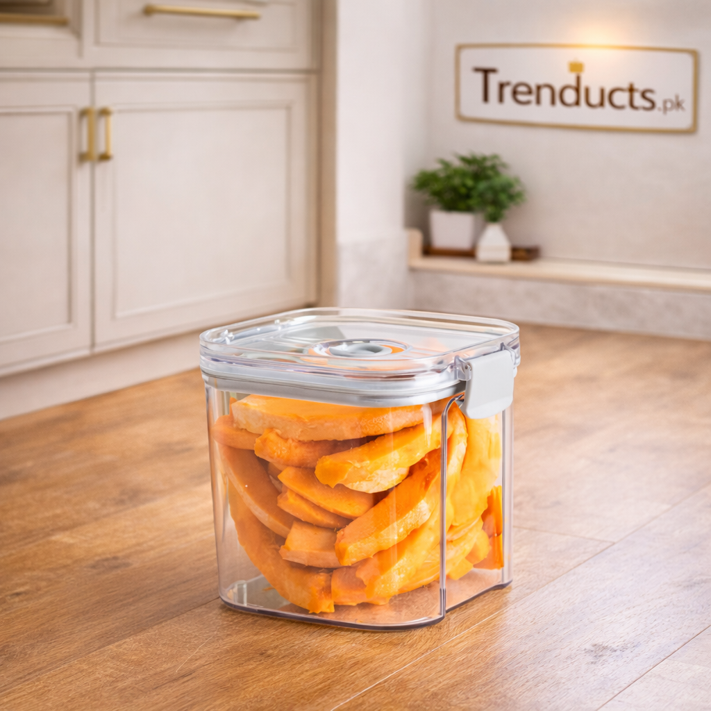 Airtight Vacuum Storage Container – Moisture-Proof Food Jar