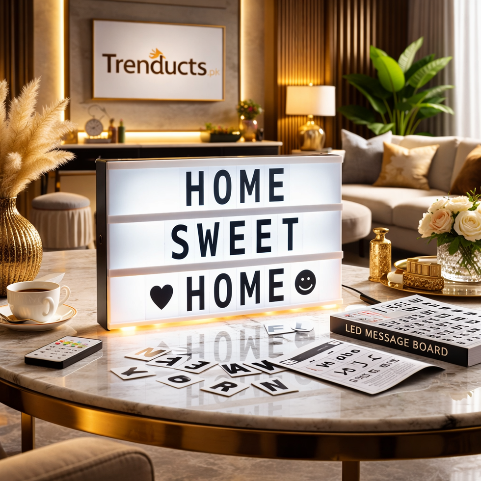 LED Message Board – Tabletop Cinema Sign with 175 Letters