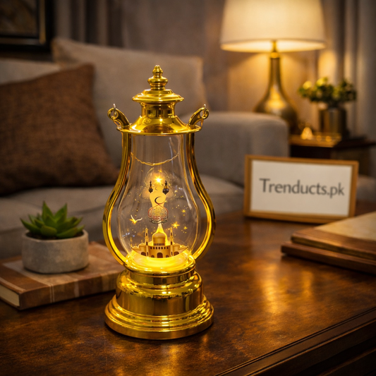 Premium LED Metal Lalten Candle – Vintage Decorative Lantern with Warm Glow ZZ