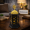 Premium Porcelain Luban Dan – Luxury Metallic Incense Burner for Oud & Bakhoor ZZ