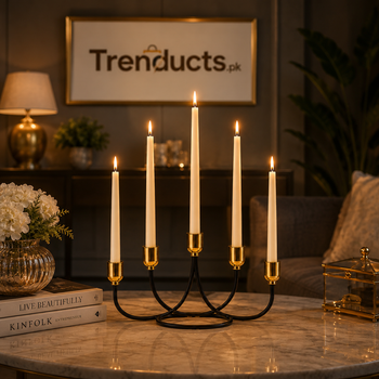 Imperial Majestic 5 Head Metal Candle Stand