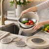 4-in-1 Rotating Colander Bowl Set with Grater
