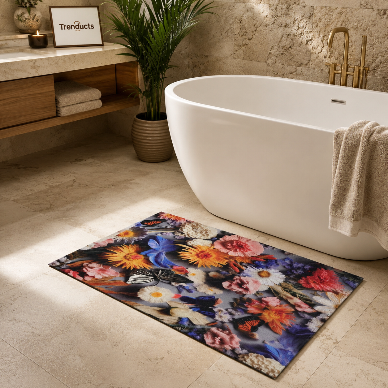 Nordic Eco Super Absorbent Door & Bathroom Mat 30x50 cm