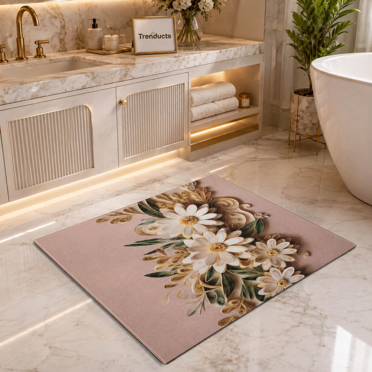 Nordic Eco Super Absorbent Door & Bathroom Mat 30x50 cm