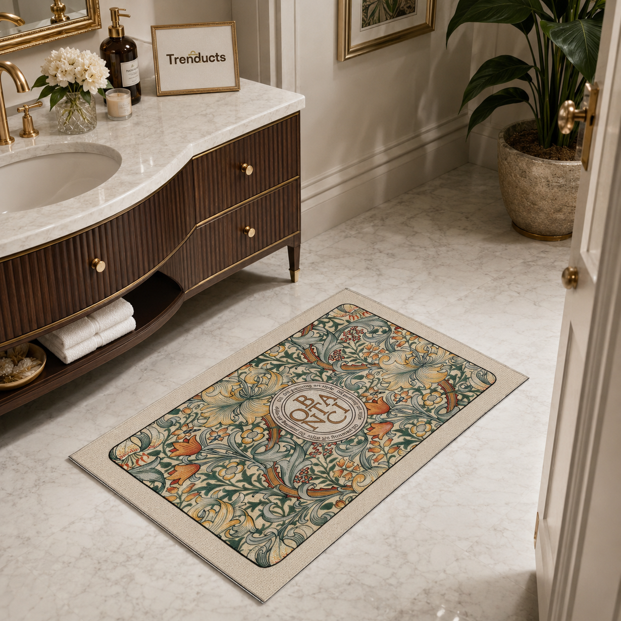 Nordic Eco Super Absorbent Door & Bathroom Mat 30x50 cm