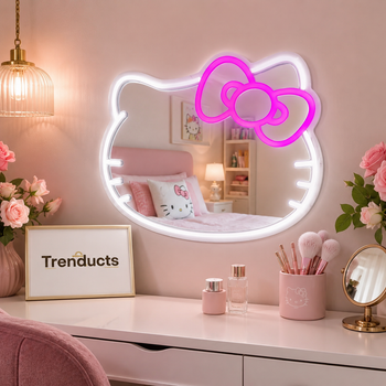 Hello Kitty LED Neon Wall Vanity Mirror