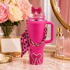 Stanley Tumbler Bow Accessories Set – Straw Topper, Silicone Boot & Scarf Handle