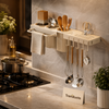Wall-Mounted Corner Knife Rack – Rotatable Chopstick Holder & Utensil Organizer