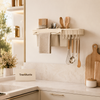 Wall-Mounted Corner Knife Rack – Rotatable Chopstick Holder & Utensil Organizer