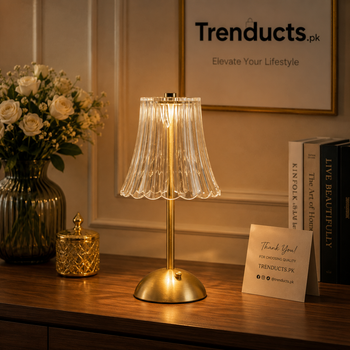 Pleated Lamp | Ambient Fluted Table Light