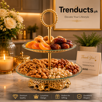2-Tier Luxury Dry Fruit Tray
