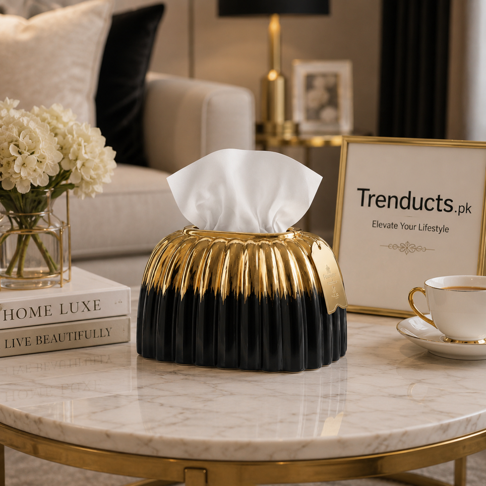 Ceramic Tissue Box - Luxury Dispenser