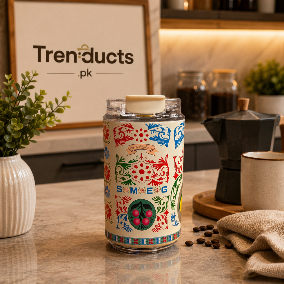 Smeg Style Insulated Travel Mug | Luxury Thermal Coffee Tumbler