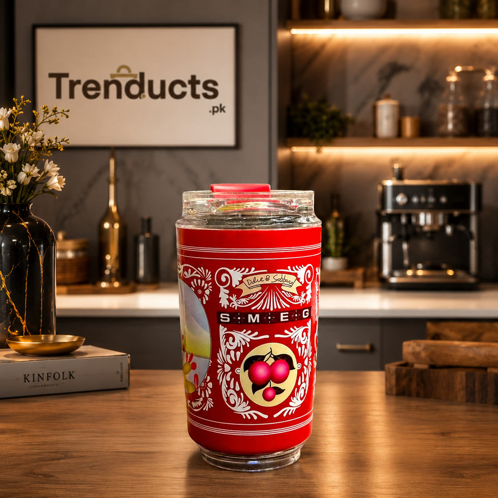 Smeg Style Insulated Travel Mug | Luxury Thermal Coffee Tumbler