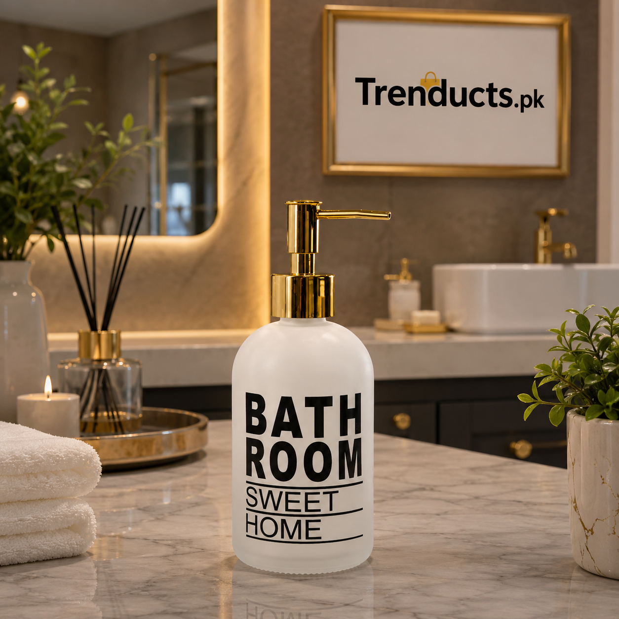 Kitchen and Bathroom Matte Black Liquid Dispenser - Premium Countertop Soap Bottle