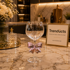 Luxury Bow Stem Goblet Glass – Elegant Crystal Wine & Mocktail Glass