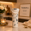 Premium 680ml Stainless Steel Travel Tumbler with Sip & Straw Lid