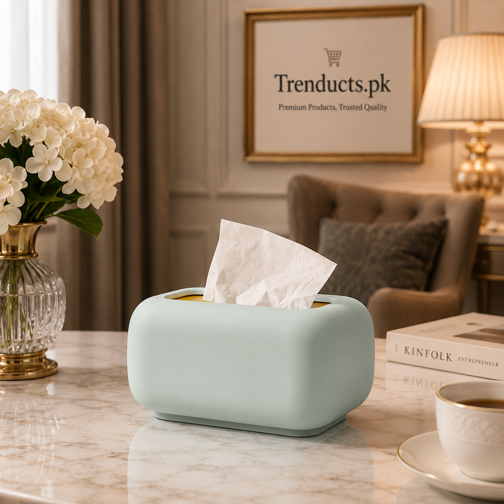 Collapsible Silicone Tissue Box Holder