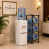 Premium Metal Water Dispenser Bottle Storage Organizer Stand
