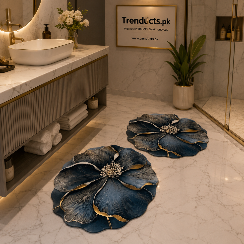 New Anti-Slip Mat - Geometric Kitchen Drainage Pad