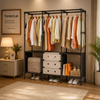 Multi-Functional Modular Wardrobe System – Heavy-Duty Space-Saving