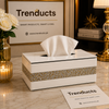 Premium High-Capacity Dispenser with Textured Crystal Accent