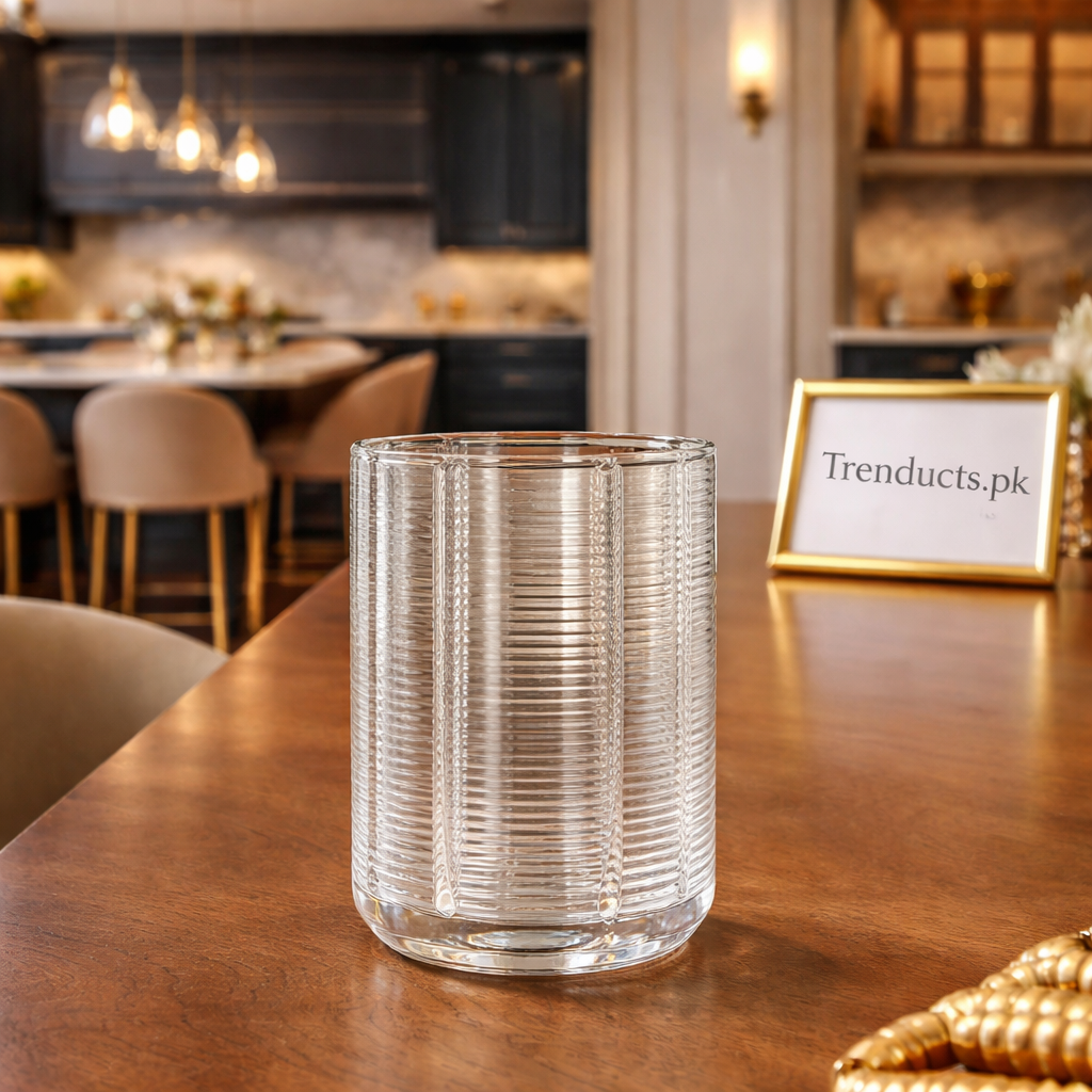 Crystal Round Glasses – Classic Set of 6