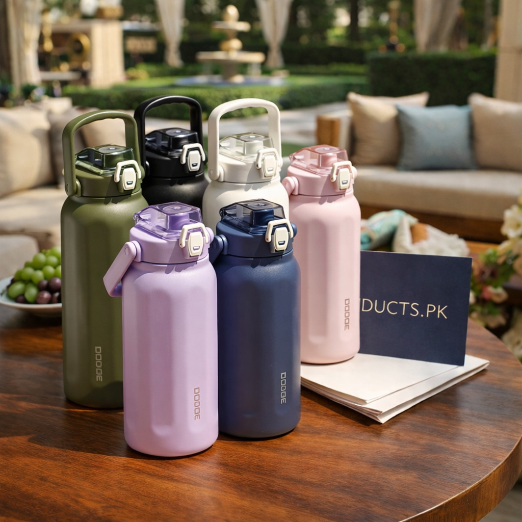 Dodge 1000ml Thermos - Premium Insulated Bottle (Random color)
