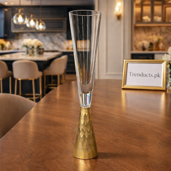 Hammered Champagne Flutes – Elegant Set of 4